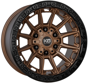 King Warrior Wheels In Satin Bronze